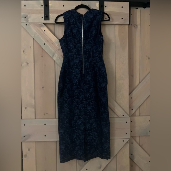 NWT FORE Zip Back Denim Midi - Picture 8 of 11